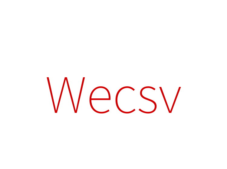 Wecsv